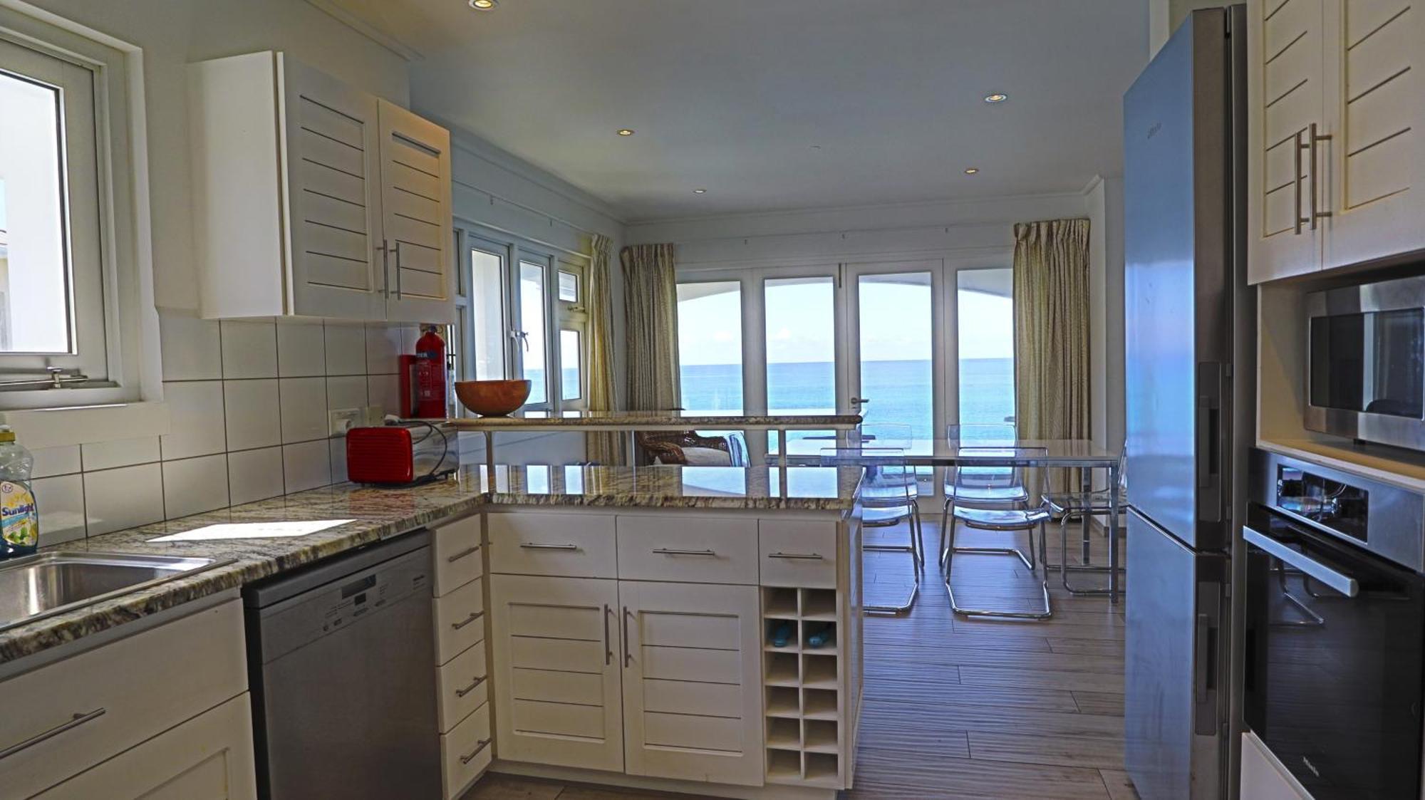 Vallonend Beachfront Villa With Excellent View Bel Ombre Eksteriør bilde