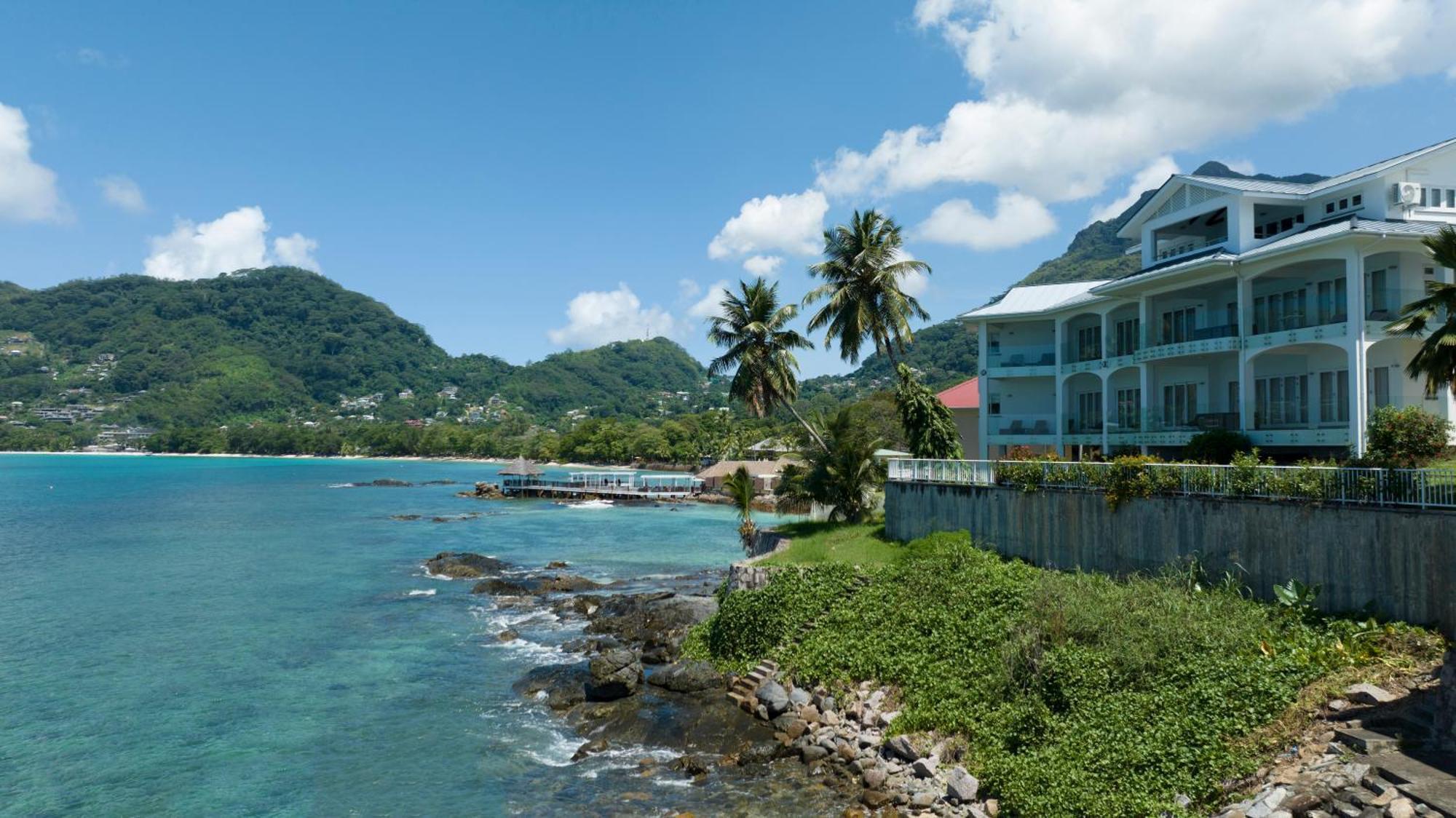 Vallonend Beachfront Villa With Excellent View Bel Ombre Eksteriør bilde